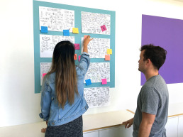 sketching process for product in development